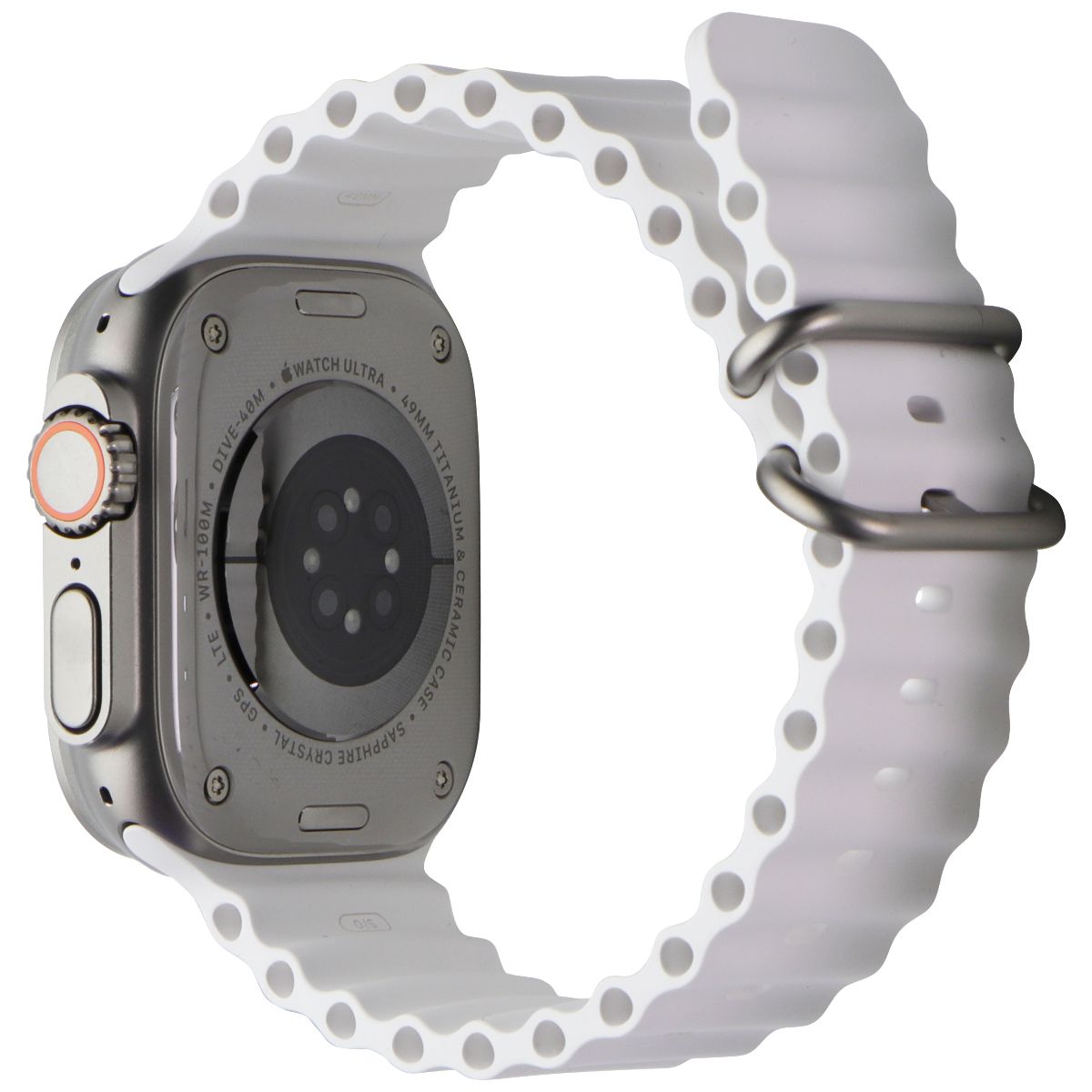Apple Watch Ultra 2 (GPS + LTE) A2986 49mm Titanium / White Ocean Band Smart Watches Apple    - Simple Cell Bulk Wholesale Pricing - USA Seller
