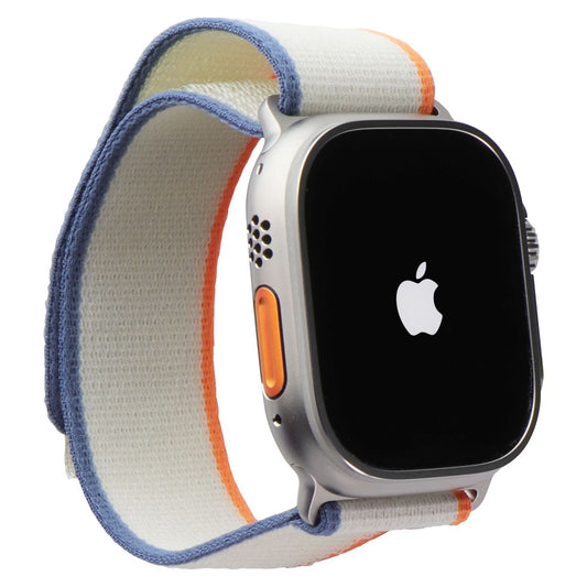 Apple Watch Ultra 2 (GPS + LTE) 49mm Titanium/ Orange Beige Trail Loop M/L Smart Watches Apple    - Simple Cell Bulk Wholesale Pricing - USA Seller