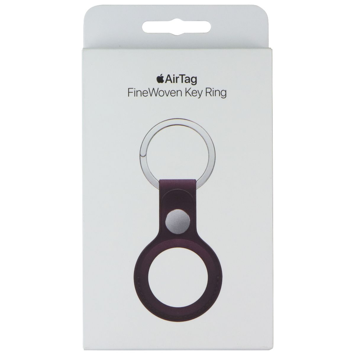 Apple AirTag FineWoven Key Ring - Mulberry (MT2J3ZM/A) Cell Phone - Mounts & Holders Apple - Simple Cell Bulk Wholesale Pricing - USA Seller