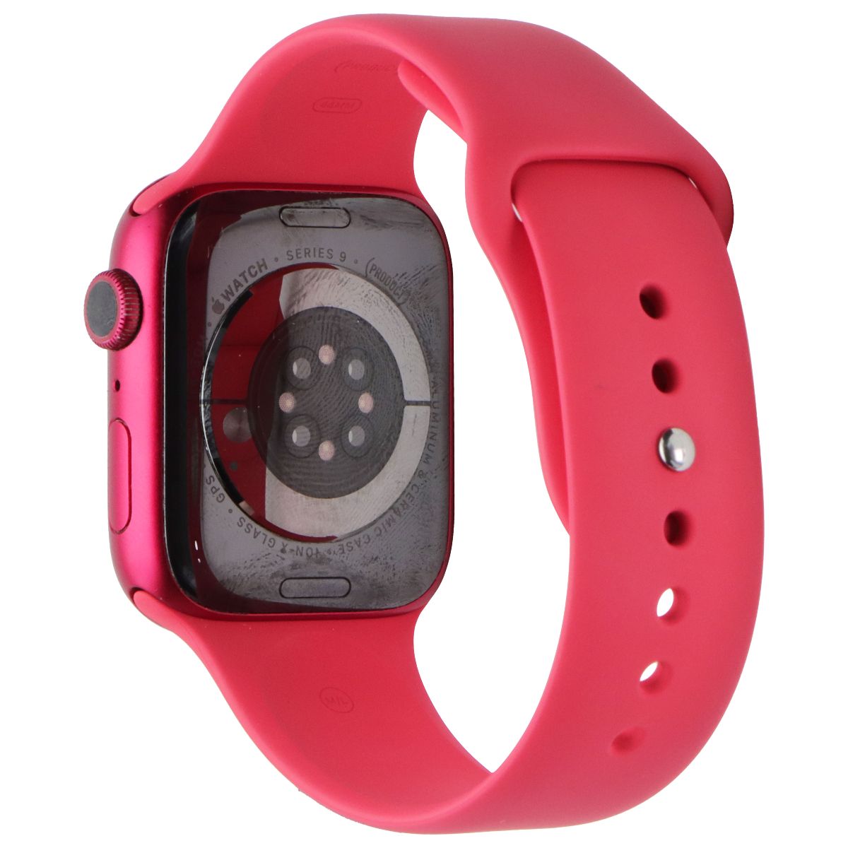 Apple Watch Series 9 (GPS + LTE) A2984 45mm Red AL / Red Sport Band Full Set Smart Watches Apple - Simple Cell Bulk Wholesale Pricing - USA Seller