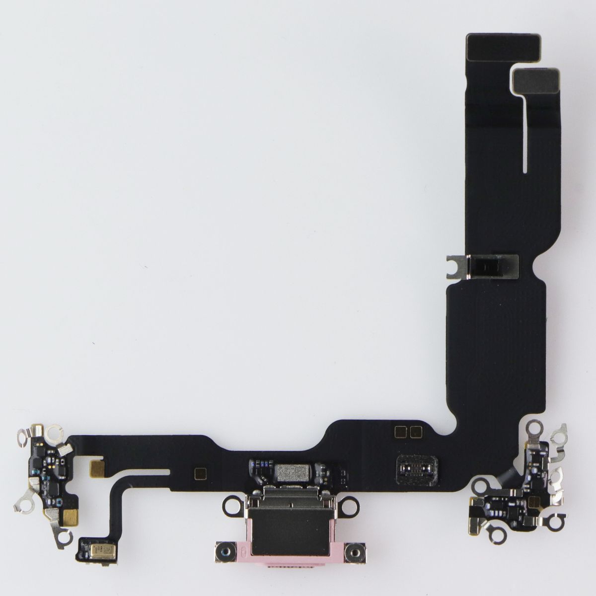 Repair Part - OEM Pull Replacement Charge Port Flex for iPhone 15 Plus - Pink Cell Phone - Replacement Parts & Tools Apple - Simple Cell Bulk Wholesale Pricing - USA Seller