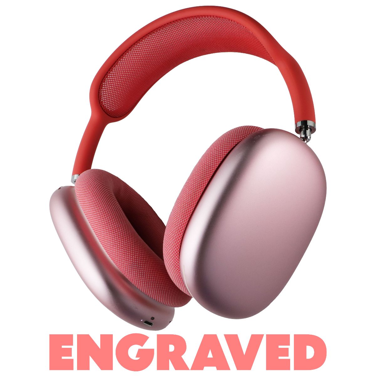 Apple AirPods Max Over-Ear Wireless Headphones - Pink A2096, 2020 ENGRAVED