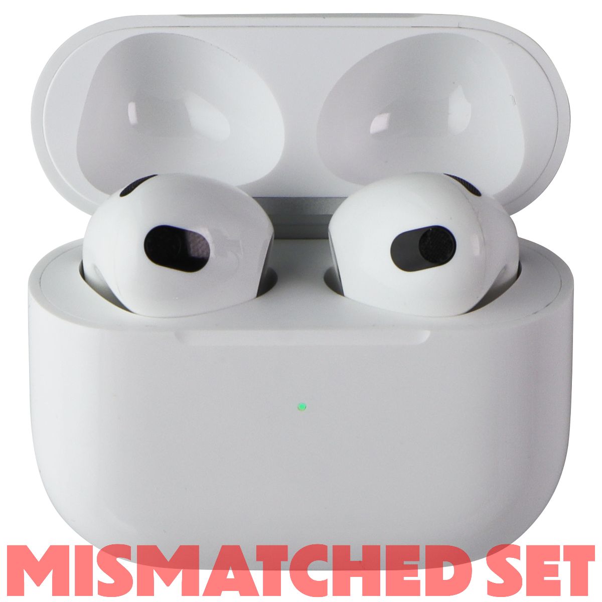 Apple AirPods (3rd Gen) Wireless Earbuds with Lightning 8-Pin Case/Mismatched Portable Audio - Headphones Apple    - Simple Cell Bulk Wholesale Pricing - USA Seller