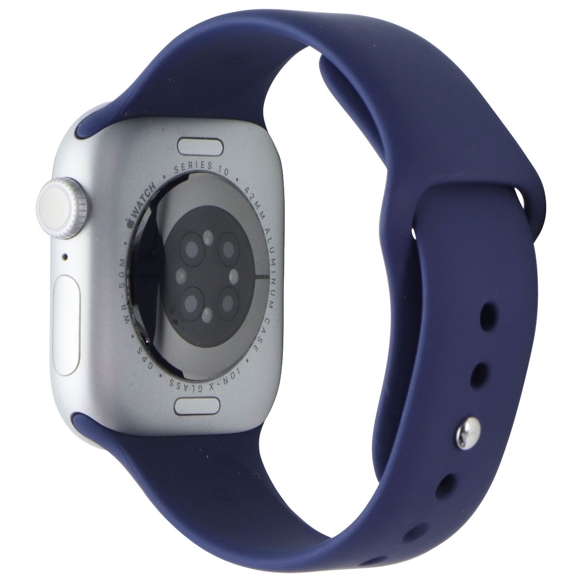Apple Watch Series 10 (GPS ONLY, 42mm) - Silver AL/Denim Sp Band S/M - A2997
