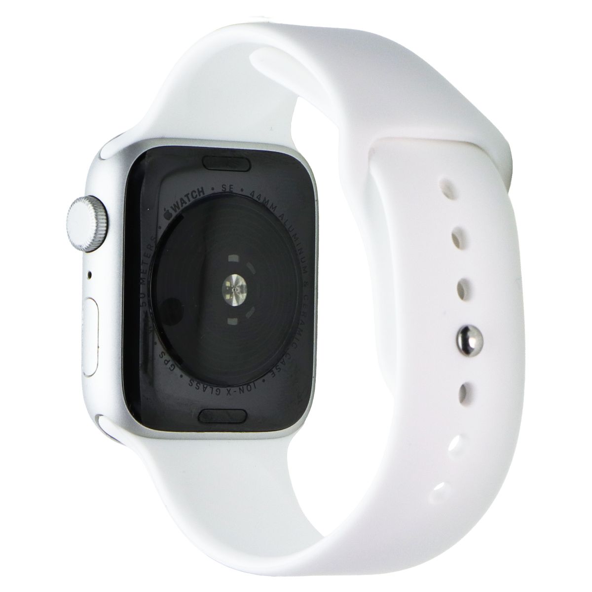Apple Watch SE (1st Gen) Smartwatch (A2352) GPS - Silver AL/White SB (44mm) Smart Watches Apple - Simple Cell Bulk Wholesale Pricing - USA Seller