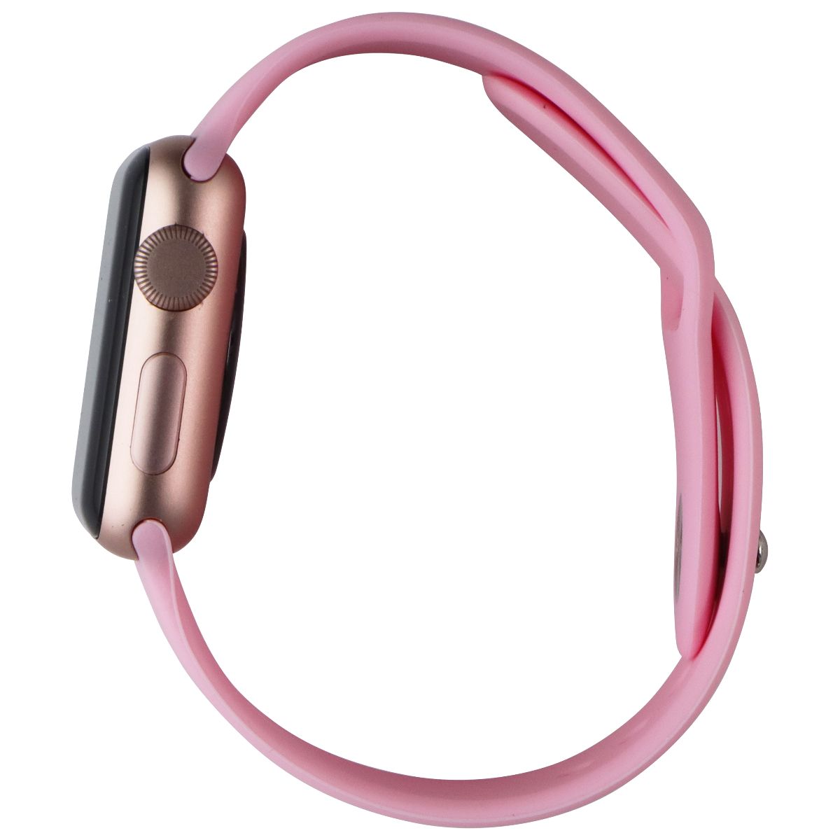 Apple Watch Series 3 (A1858) GPS Only - 38mm Gold Aluminum / Pink Sport Band Smart Watches Apple - Simple Cell Bulk Wholesale Pricing - USA Seller