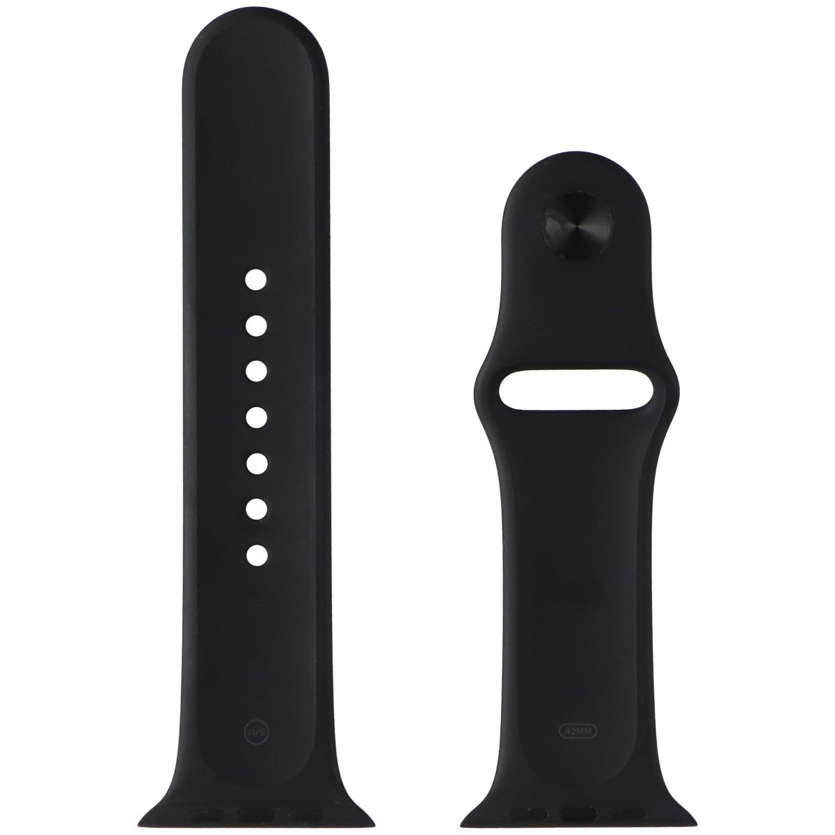 Apple 42mm Sport Band for Apple Watch 42/44/45mm - Black (S/M Only) Smart Watch Accessories - Watch Bands Apple - Simple Cell Bulk Wholesale Pricing - USA Seller