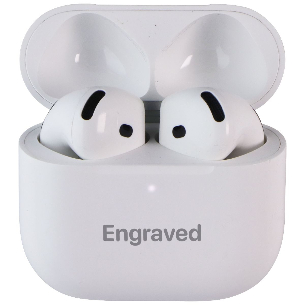 Apple AirPods 4th Gen (ANC) 2024 Earbuds and Wireless Charging Case *ENGRAVED Portable Audio - Headphones Apple - Simple Cell Bulk Wholesale Pricing - USA Seller