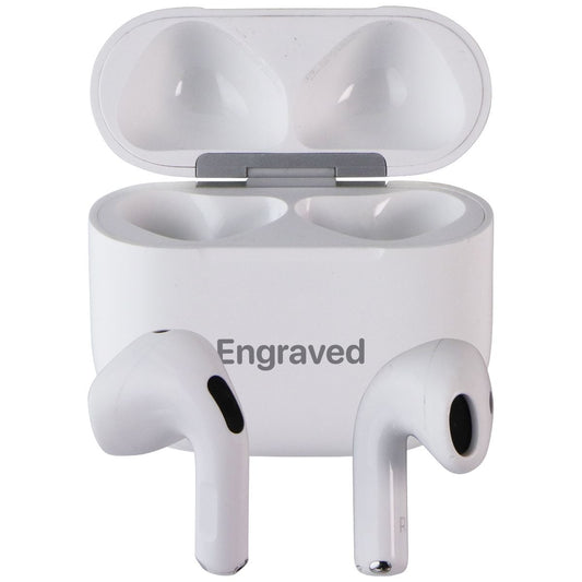 Apple AirPods 4th Gen (ANC) 2024 Earbuds and Wireless Charging Case *ENGRAVED Portable Audio - Headphones Apple - Simple Cell Bulk Wholesale Pricing - USA Seller