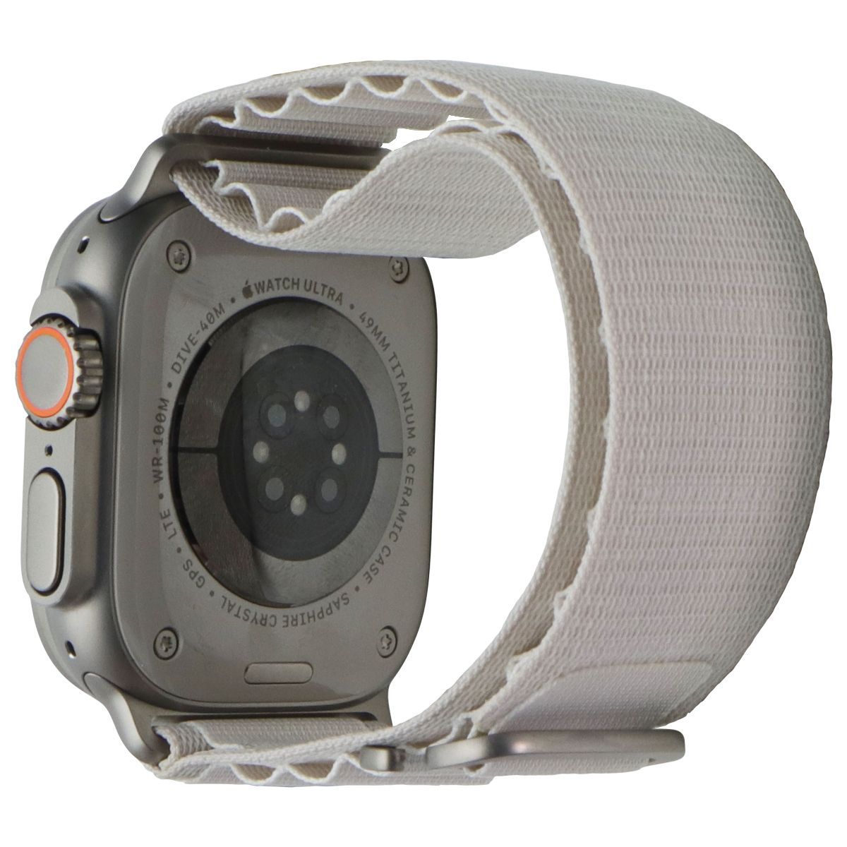 Apple Watch Ultra 49mm Titanium A2622 GPS + LTE Alpine Starlight Trail Loop (S) Smart Watches Apple - Simple Cell Bulk Wholesale Pricing - USA Seller