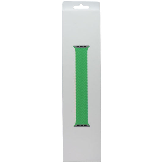 Apple 45mm Braided Solo Loop for Apple Watch 49/46/45/44mm - Bright Green/Size 7 Smart Watch Accessories - Watch Bands Apple - Simple Cell Bulk Wholesale Pricing - USA Seller