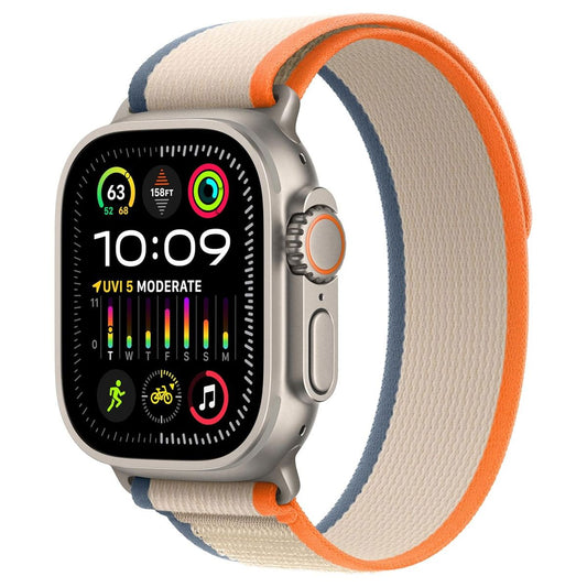 Apple Watch Ultra 2 49mm (GPS + LTE) A2986 - Titanium with Orange/Beige TL (S/M) Smart Watches Apple - Simple Cell Bulk Wholesale Pricing - USA Seller