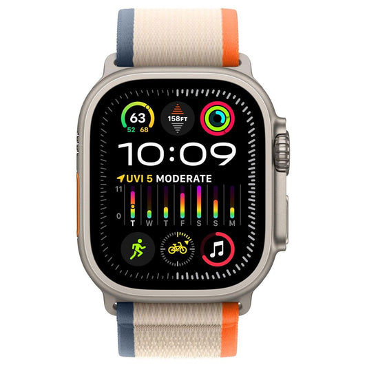 Apple Watch Ultra 2 49mm (GPS + LTE) A2986 - Titanium with Orange/Beige TL (S/M) Smart Watches Apple - Simple Cell Bulk Wholesale Pricing - USA Seller