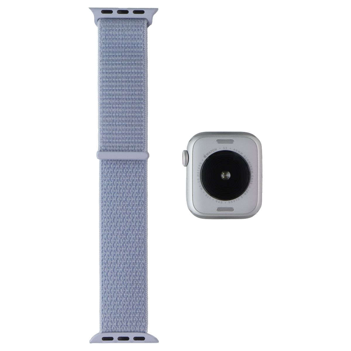Apple Watch SE (2nd Gen) A2726 (GPS + LTE) 40mm - Silver Alum / Blue Sport Loop Smart Watches Apple - Simple Cell Bulk Wholesale Pricing - USA Seller