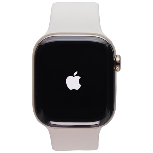 Apple Watch Series 10 (GPS + LTE, 42mm) - Gold Ti/Starlight Sp Band S/M - A3001