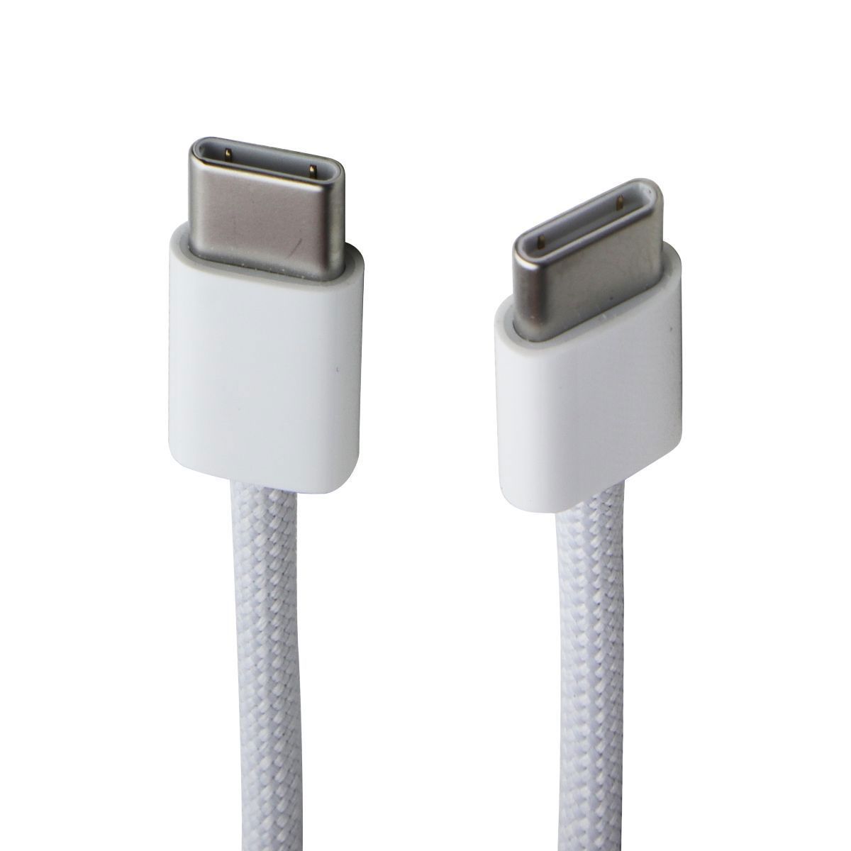 Apple Official Braided 240W (2-Meter) USB-C to USB-C Cable - White (MYQR3AM/A) Cell Phone - Cables & Adapters Apple - Simple Cell Bulk Wholesale Pricing - USA Seller