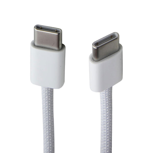 Apple Official Braided 240W (2-Meter) USB-C to USB-C Cable - White (MYQR3AM/A) Cell Phone - Cables & Adapters Apple - Simple Cell Bulk Wholesale Pricing - USA Seller