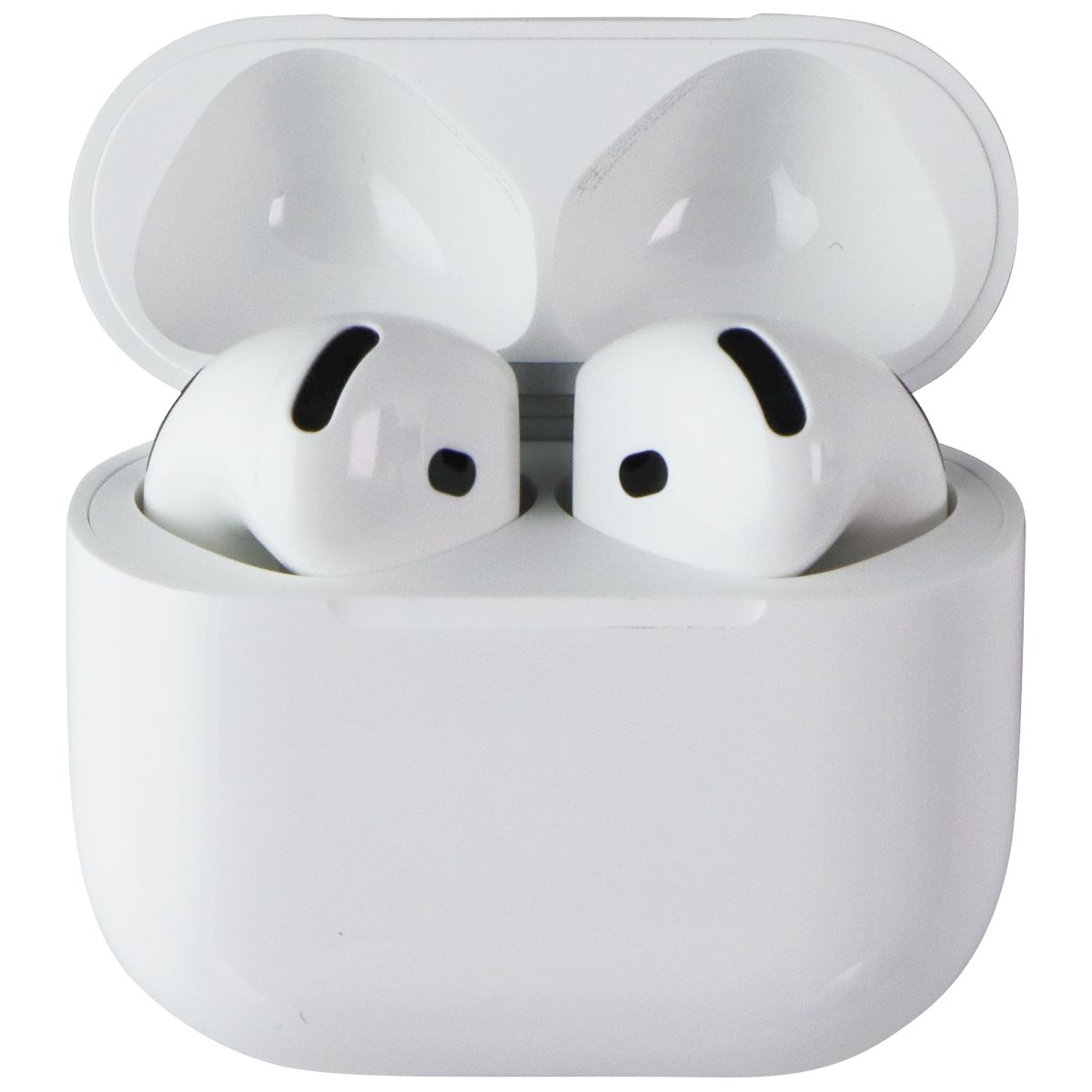 Apple AirPods (4th Gen) 2024 Wireless Earbuds and Charging Case - White Portable Audio - Headphones Apple - Simple Cell Bulk Wholesale Pricing - USA Seller