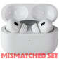 Apple AirPods Pro 2nd Gen Wireless Earbuds w/ MagSafe 8-Pin Case/Mismatched Portable Audio - Headphones Apple - Simple Cell Bulk Wholesale Pricing - USA Seller