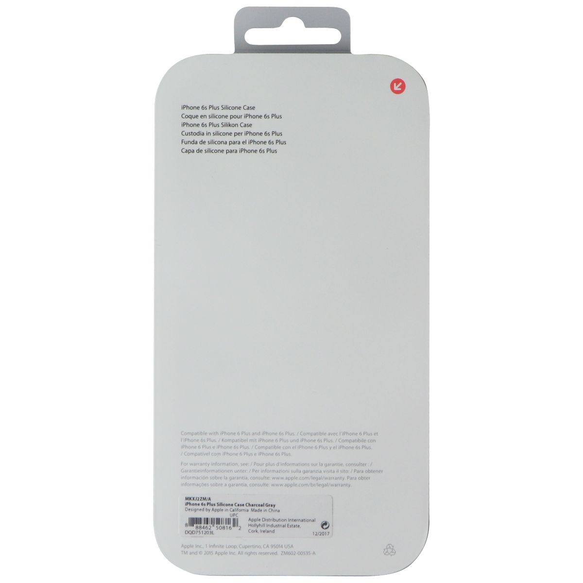 Apple Silicone Case for iPhone 6s Plus and 6 Plus - Charcoal Gray Cell Phone - Cases, Covers & Skins Apple - Simple Cell Bulk Wholesale Pricing - USA Seller