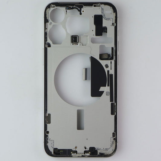 Repair Part - OEM Pull Housing Frame w/Small Parts for iPhone 15 Pro Max - White Cell Phone - Replacement Parts & Tools Apple - Simple Cell Bulk Wholesale Pricing - USA Seller