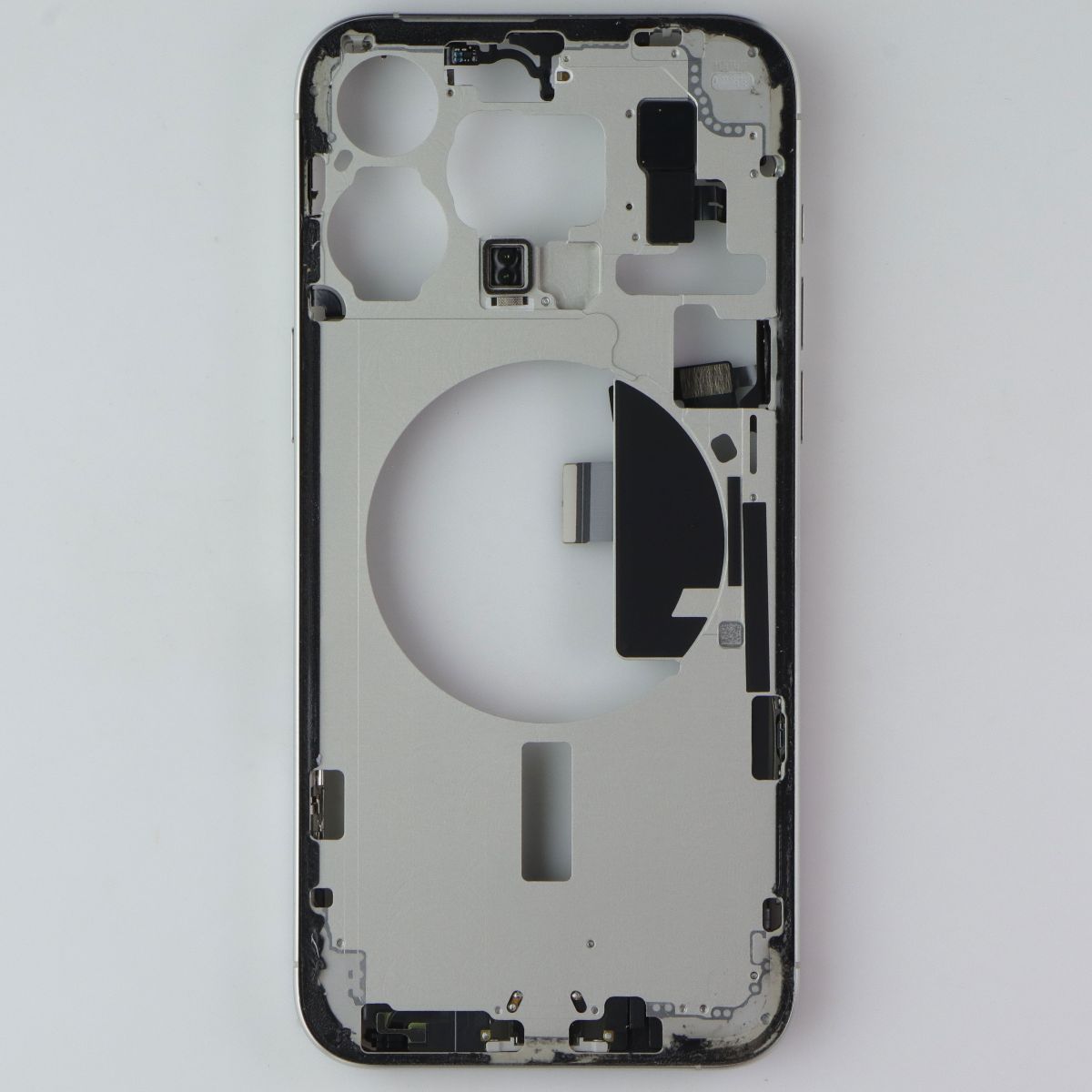 Repair Part - Genuine Housing Frame OEM Pull from iPhone 15 Pro Max - White Cell Phone - Replacement Parts & Tools Apple - Simple Cell Bulk Wholesale Pricing - USA Seller