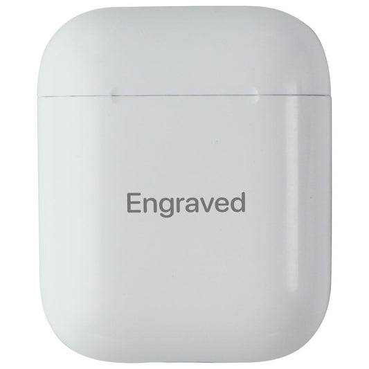 Apple 8-Pin Charging Case for AirPods (1st/2nd Gen) - White/A1602 ENGRAVING* iPod, Audio Player Accessories - Cases, Covers & Skins Apple - Simple Cell Bulk Wholesale Pricing - USA Seller