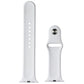 Apple (45mm) Sport Band for Apple Watch 42/44/45mm - White (M/L Only) Smart Watch Accessories - Watch Bands Apple - Simple Cell Bulk Wholesale Pricing - USA Seller