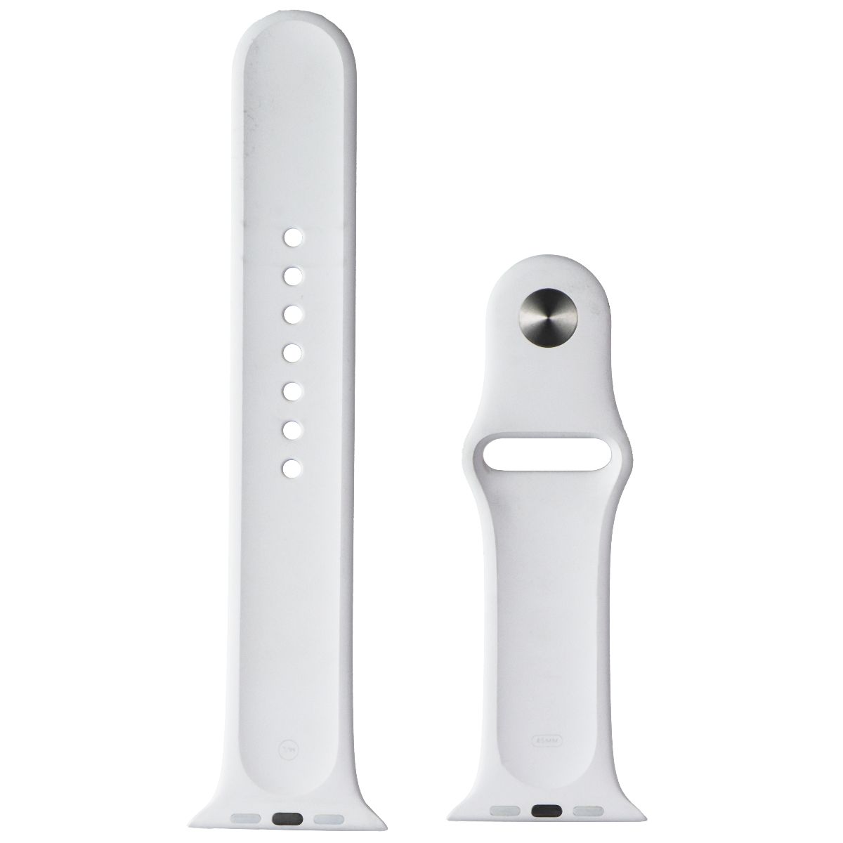 Apple (45mm) Sport Band for Apple Watch 42/44/45mm - White (M/L Only) Smart Watch Accessories - Watch Bands Apple - Simple Cell Bulk Wholesale Pricing - USA Seller