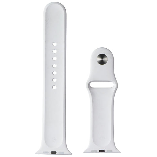 Apple (45mm) Sport Band for Apple Watch 42/44/45mm - White (M/L Only) Smart Watch Accessories - Watch Bands Apple - Simple Cell Bulk Wholesale Pricing - USA Seller