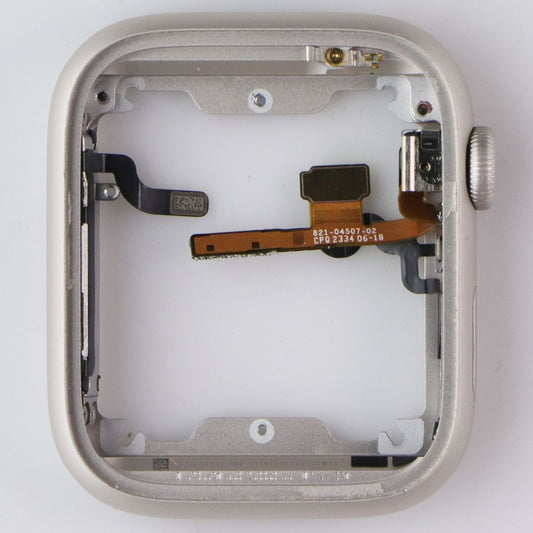 Repair Part - OEM Pull Frame + Small Parts for Apple Watch 9 (45mm) - Starlight Smart Watch Accessories - Other Smart Watch Accessories Apple - Simple Cell Bulk Wholesale Pricing - USA Seller