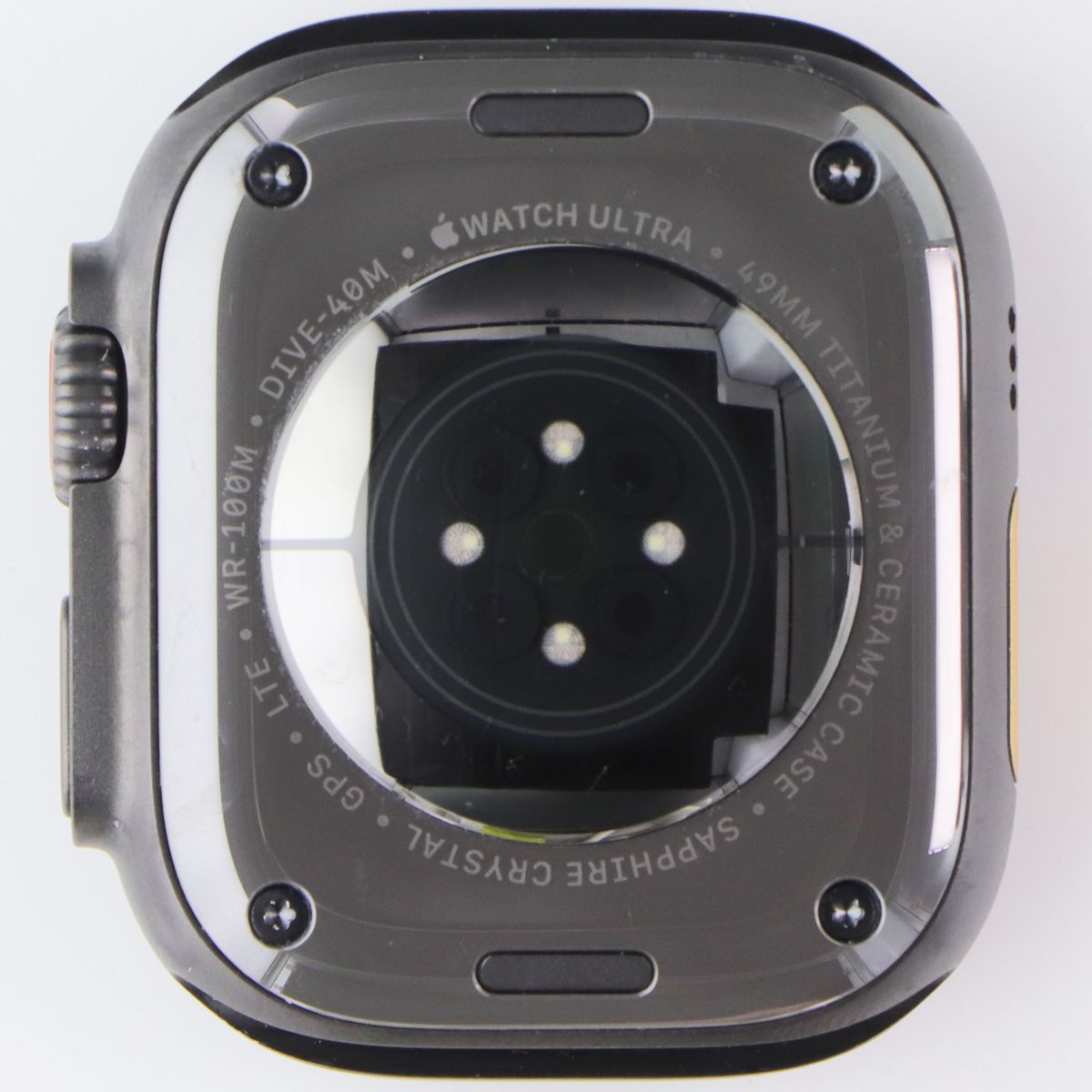 Repair Part OEM Apple Watch Ultra 2 (49mm) Frame w/ Backglass - Black Titanium Smart Watches Apple - Simple Cell Bulk Wholesale Pricing - USA Seller
