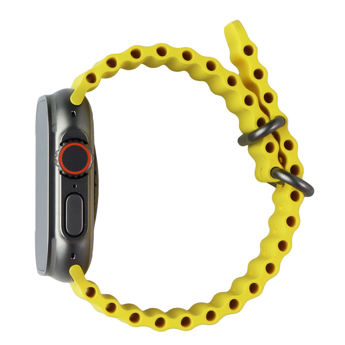 Apple Watch Ultra 49mm Titanium A2622 GPS + LTE - Yellow Ocean Band, One Size Smart Watches Apple - Simple Cell Bulk Wholesale Pricing - USA Seller