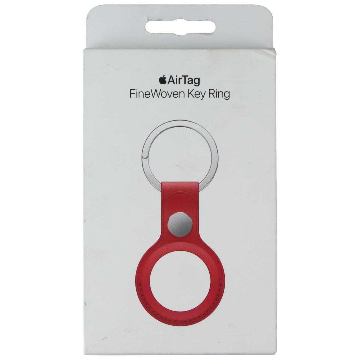 Apple AirTag FineWoven Key Ring - Coral (MT2M3ZM/A) Cell Phone - Mounts & Holders Apple - Simple Cell Bulk Wholesale Pricing - USA Seller