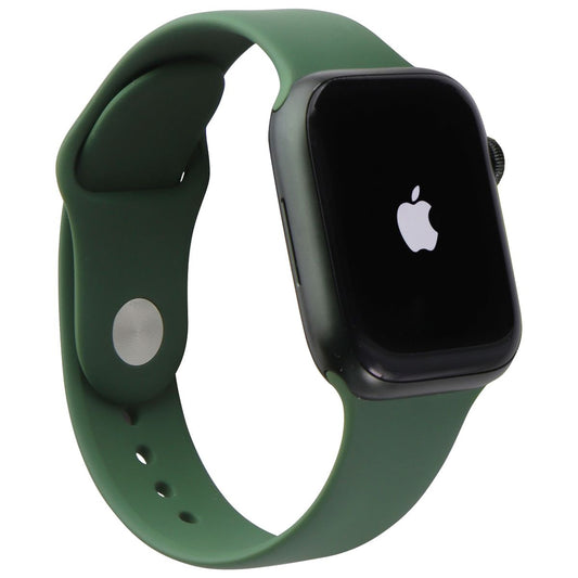 Apple Watch Series 7 (GPS Only) A2474 - 45mm Green Al/Green Sport Band (M/L) Smart Watches Apple - Simple Cell Bulk Wholesale Pricing - USA Seller