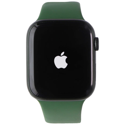 Apple Watch Series 7 (GPS Only) A2474 - 45mm Green Al/Green Sport Band (M/L) Smart Watches Apple - Simple Cell Bulk Wholesale Pricing - USA Seller