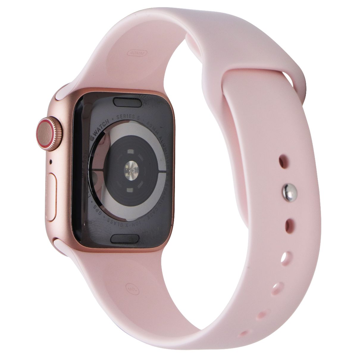 Apple Watch Series 5 (40mm) A2094 (GPS + LTE) - Gold Aluminum / Pink Sport Band
