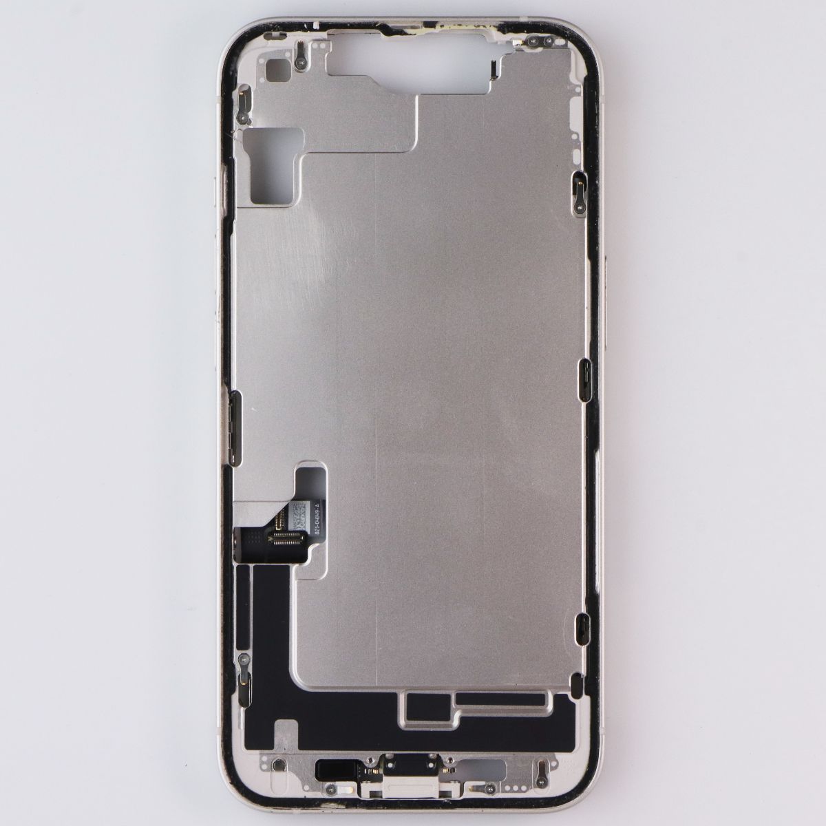 Repair Part OEM Pull Mid Frame Housing for Apple iPhone 14 - Starlight Cell Phone - Replacement Parts & Tools Apple - Simple Cell Bulk Wholesale Pricing - USA Seller