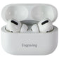 Apple AirPods Pro (1st Gen) A2190 with MagSafe Charging Case - White/Engraving* Portable Audio - Headphones Apple - Simple Cell Bulk Wholesale Pricing - USA Seller