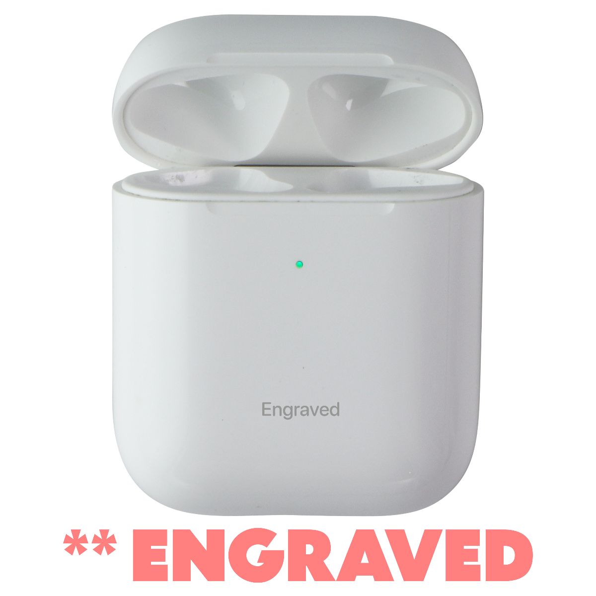 Apple Replacement 8-Pin Charging Case A1602 for Airpods (1st/2nd Gen) *ENGRAVING Cell Phone - Headsets Apple - Simple Cell Bulk Wholesale Pricing - USA Seller