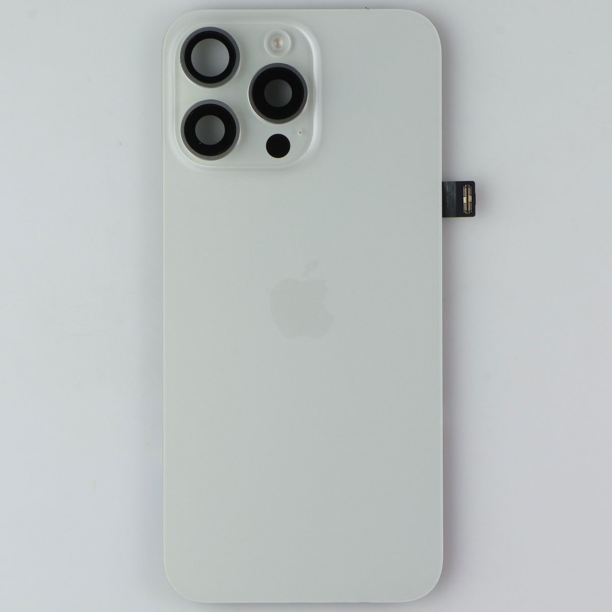 Repair Part - Genuine Back Glass OEM w/ MagSafe from iPhone 15 Pro Max - White Cell Phone - Replacement Parts & Tools Apple - Simple Cell Bulk Wholesale Pricing - USA Seller