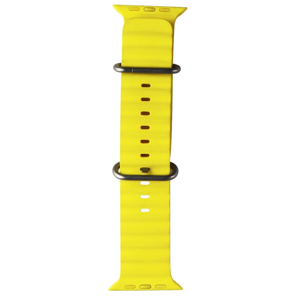 Apple Watch Band - Ocean Band (49mm) - Yellow - Regular for Apple Watch Ultra Smart Watch Accessories - Watch Bands Apple    - Simple Cell Bulk Wholesale Pricing - USA Seller