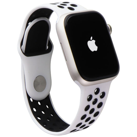 Apple Watch Nike Series 7 (A2474) GPS only - 45mm Starlight Al/Nike White SB Smart Watches Apple    - Simple Cell Bulk Wholesale Pricing - USA Seller