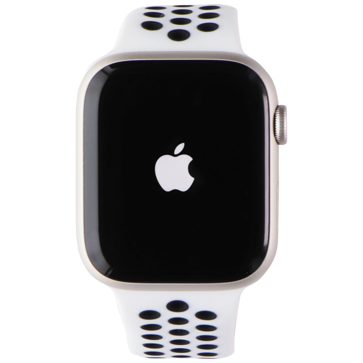 Apple Watch Nike Series 7 (A2474) GPS only - 45mm Starlight Al/Nike White SB Smart Watches Apple    - Simple Cell Bulk Wholesale Pricing - USA Seller