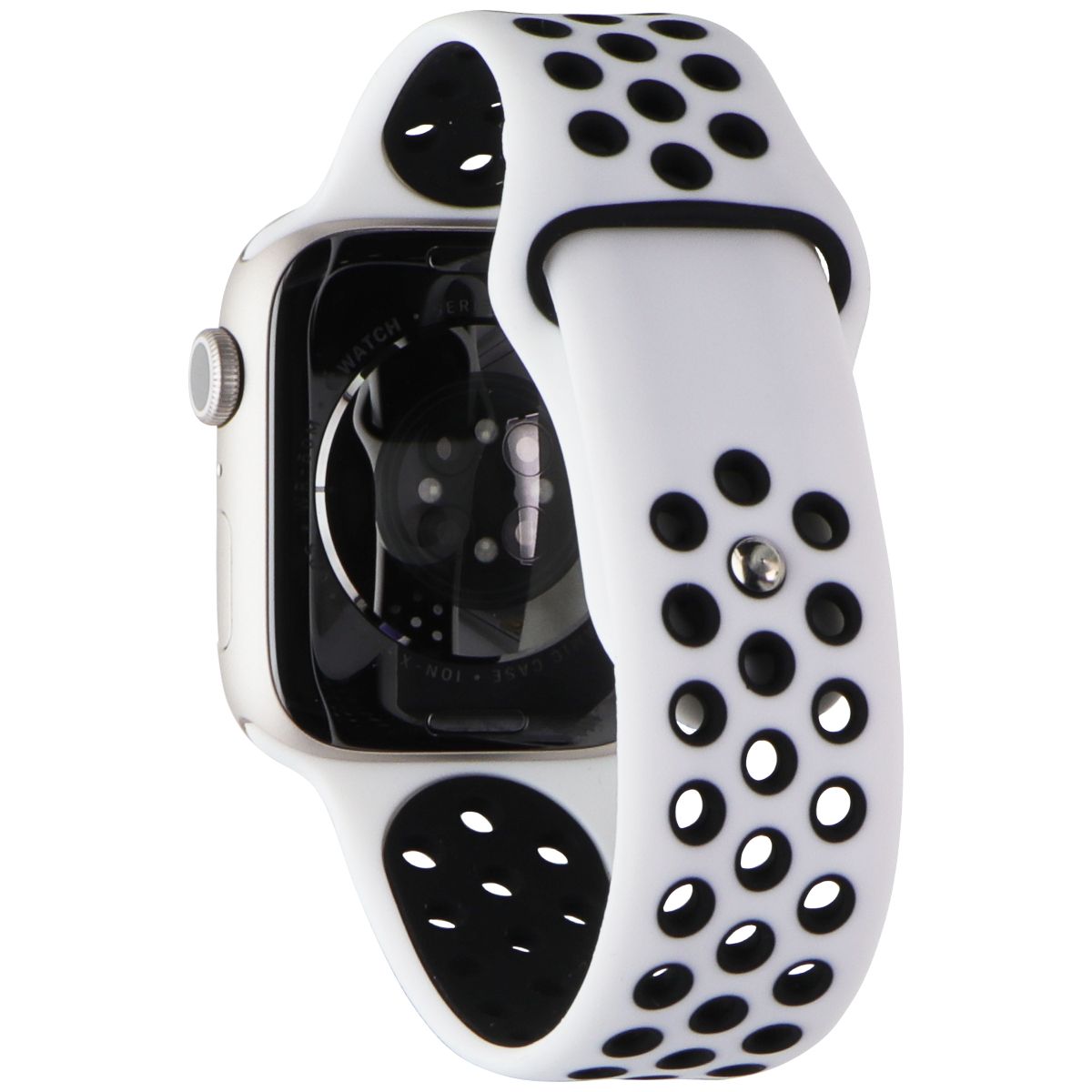 Apple Watch Nike Series 7 (A2474) GPS only - 45mm Starlight Al/Nike White SB Smart Watches Apple - Simple Cell Bulk Wholesale Pricing - USA Seller