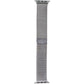 Apple Official Stainless Steel Milanese Loop for Apple Watches - 45mm/Silver Smart Watch Accessories - Watch Bands Apple - Simple Cell Bulk Wholesale Pricing - USA Seller