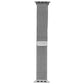 Apple (45mm) Milanese Loop Band for Apple Watch 42/44/45mm - Silver Smart Watch Accessories - Watch Bands Apple - Simple Cell Bulk Wholesale Pricing - USA Seller