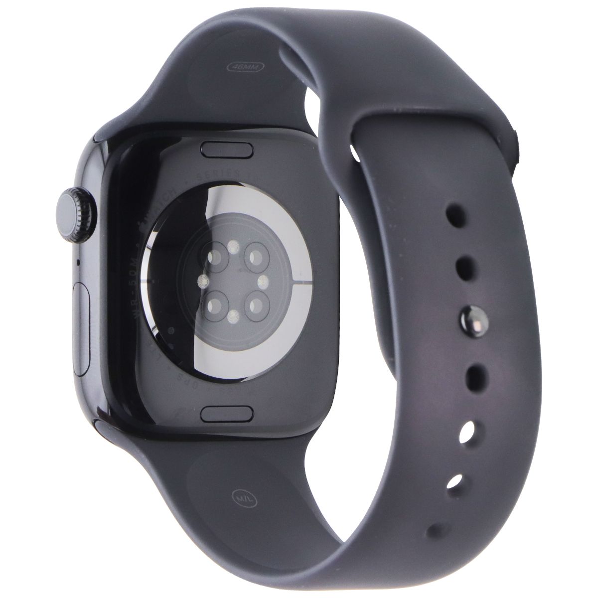Apple Watch Series 10 (GPS + LTE, 46mm) - Slate Ti/Black Sp Band M/L - A3003