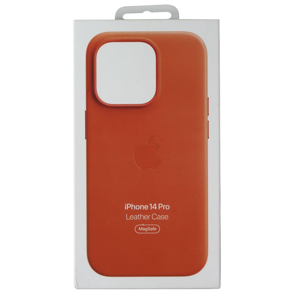 Apple Official Leather Case for MagSafe for iPhone 14 Pro - Orange Cell Phone - Cases, Covers & Skins Apple    - Simple Cell Bulk Wholesale Pricing - USA Seller