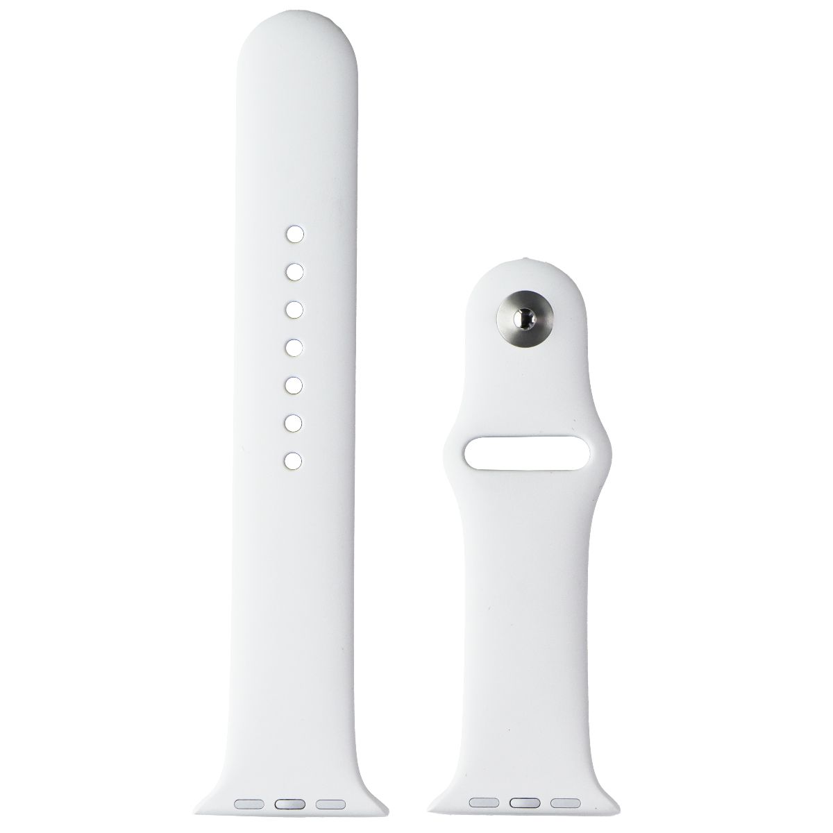 Apple (42mm) Sport Band for Apple Watch 42/44/45mm - White (M/L Only) Smart Watch Accessories - Watch Bands Apple    - Simple Cell Bulk Wholesale Pricing - USA Seller